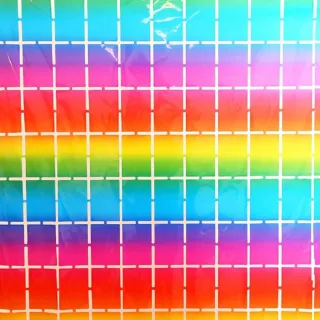 Decoração Festa Metalizada Quadradinha - Painel Cortina Parede - Vermelho