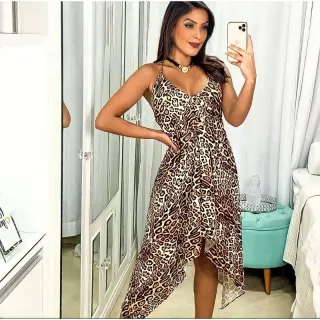 Vestido Longo Vermelho Ponta Feminino - Raryel - Branco