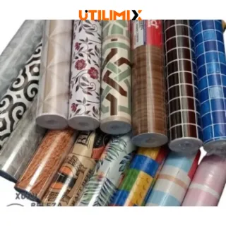 Decoração Adesivo Pvc 5 Metros x 45 cm - Sala, Cozinha, Quarto, Banheiro - TRC8485