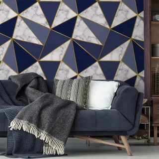 Kit Completo de Instalação + Papel de Parede Adesivo Zara (Rolo 2,00m x 50cm) - 0019