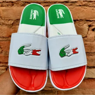 Lançamento Confortável: Chinelo Slide Masculino FRETE GRÁTIS - Lacoste Confort