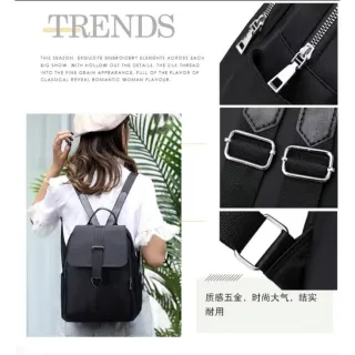 Mochila Impermeável Feminina Bolsa - Raryel - Cinza