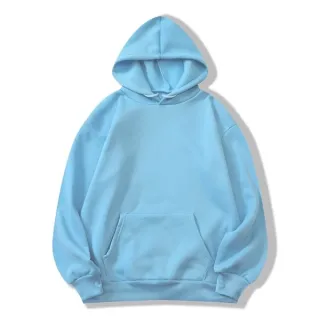 Moletom Canguru Liso Unissex - Adulto e Infantil - Branco