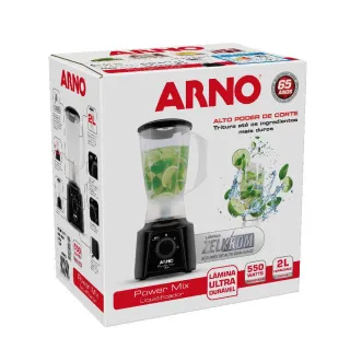 Liquidificador Arno Power Mix LQ10 Preto 2L 550W - Compre Online na Raryel - 127v