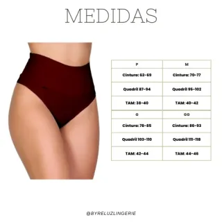 Kit de Calcinhas Modeladora com Cós Alto Duplo Fio Duplo - 4 Unidades - GG