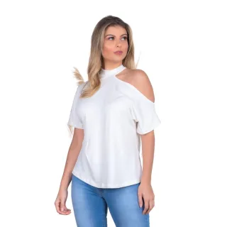 Blusa Feminina Barata Ciganinha Blogueira Shocker - Vermelho