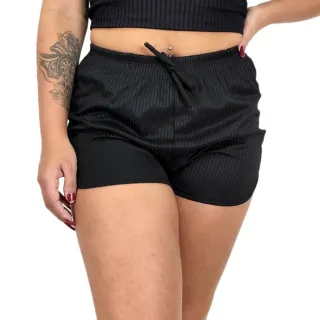 Cores Variadas Canelado Curto Soltinho para Malhar na Academia - Azul Marinho