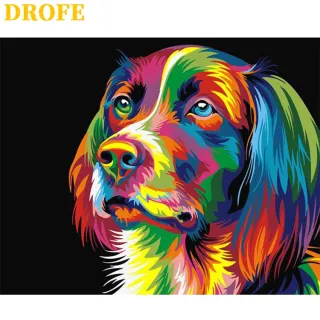 Pintura A Cores Por Números - Drofe (40X50 Cm) - 1464