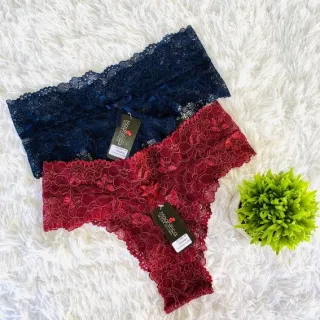 Lingerie Sensual Kit 5 Calcinhas Renda Conforto Tanga - G