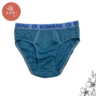 Confortável Cueca Slip Masculina Tradicional Adulto - Algodão Elástico - Verde pavão