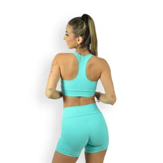 Conjunto Esportivo Feminino de Poliamida Suplex Conjunto Fitness Academia - Lilás