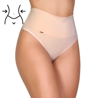 Kit de Calcinhas Modeladora com Cós Alto Duplo Fio Duplo - 4 Unidades - GG