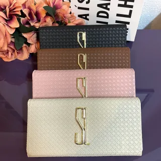 Bolsa de Mão e Necessaire Maquiagem Santa Lolla/ Carteira Feminina - ROSE CARTEIRA SL