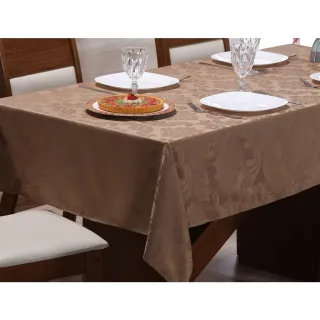 Toalha Retangular Jacquard 6 Lugares - Várias Cores - Vermelho