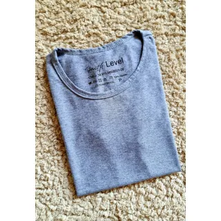 Camiseta Lisa Feminina Premium Algodão Malha Penteada Gola Redonda - Laranja