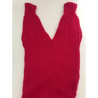 Moda Tricot Blusa Cropped Regata - BRANCA VESTE PP AO M