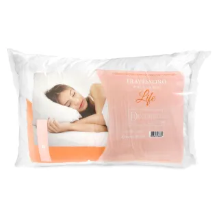 Travesseiros Percal Algodão Kit 2 - Extra Macio 70X50 cm - Único