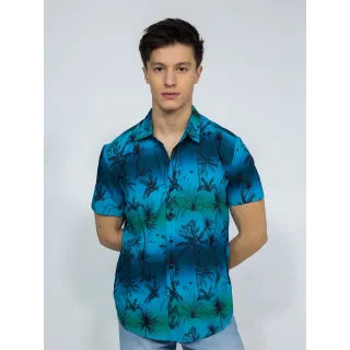 Modelo Importado Estampado Slim Fit Camisa 2023 - Camisa 010