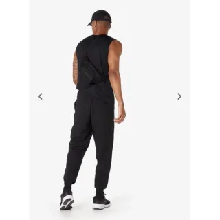 Calça Casual Jogger Masculina com Logo Refletivo em Tactel e Elastano - Preto