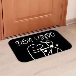 Tapete Antiderrapante Decorativo para Entrada de Porta, Banheiro e Sala - 6046