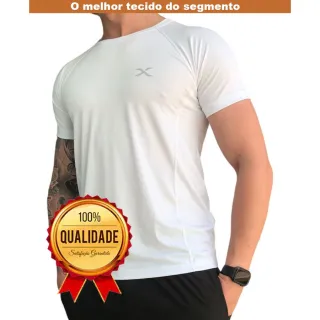 Camisetas de academia dry fit - Kit com 3 unidades - Vermelho