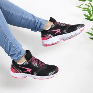 Raibull Tênis Esportivo Feminino Confortável para Academia e Caminhada - Cinza-Pink