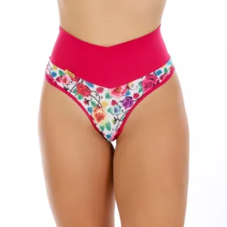 Cinta Modeladora Tanga Conforto Feminina - Kit 4 Calcinhas - P