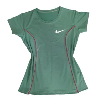 NK Camiseta Unitário Dry Fit Academia - Verde Pink
