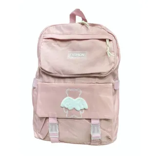 Mochila impermeável unissex grande Jx1436 para escola em nylon - Azul