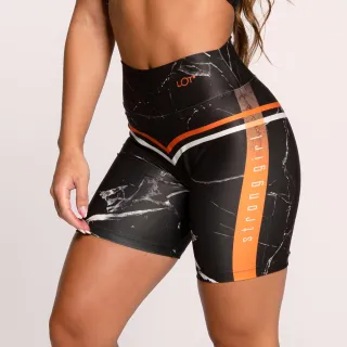 Bermuda Estampada Feminina Suplex Power Up - Academia Fitness - G