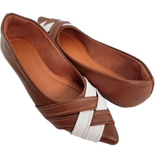 Rasteirinha Feminina Marrom Confortável e Macia - Sapatilha Trançada Casual - Marrom Trançada