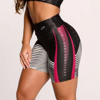 Bermuda Estampada Feminina Short Fitness Suplex Challenge - G