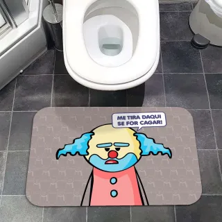 Tapete Antiderrapante Decorativo para Entrada de Porta, Banheiro e Sala - 6046