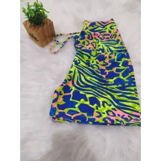 Fitness GG frontal alta cintura corda shortinho - Fuccia