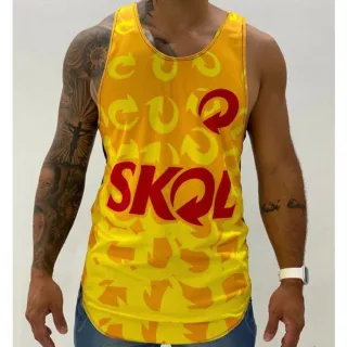 Promoção: Camiseta Regata Cavada 100% Dry Fit Para Treino Academia - Modelo01