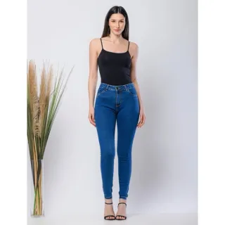 Promoção Calça Jeans Wide Leg Feminina 36-44 - Skinny Lisa