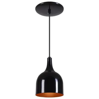 Lustre Gota Pendente Colorido - Alumínio Branco Preto Cobre - Verde