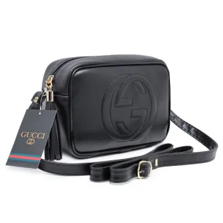 Bordado em Alto Relevo - Bolsa Transversal GG Feminina - GG Preta Silk Personalizada