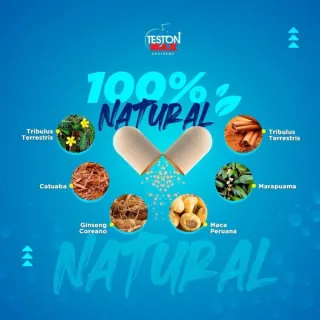 Energia, saúde e libido com Teston Max 1000mg - 100% natural - Único