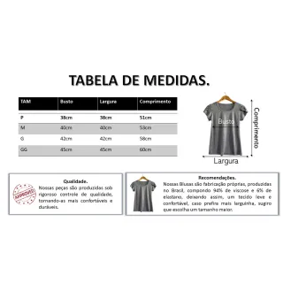 Blusa feminina básica t-shirt com detalhe na manga - Kit 5 unidades - GG