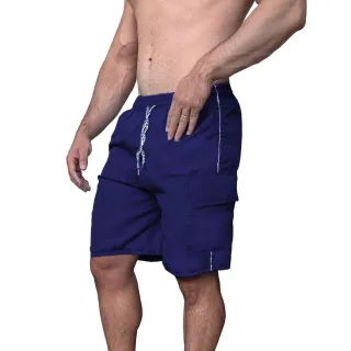 Bolsos Tactel Bermuda Masculina Cargo Caminhada Musculação Academia - Cinza