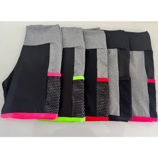 Conjuntos Suplex Academia: Kit com 4 Shorts e Tops - M