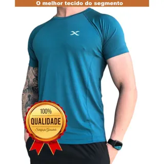 Camisetas de academia dry fit - Kit com 3 unidades - Vermelho