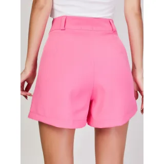 Shorts Alfaiataria Feminino Social 9251 - Vermelho