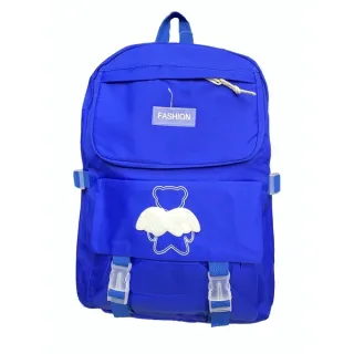 Mochila impermeável unissex grande Jx1436 para escola em nylon