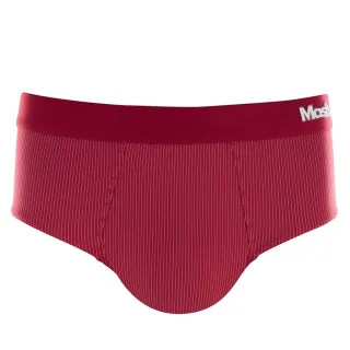 Mash Slip Cueca Microfibra Risca de Giz - CINZA MEDIO
