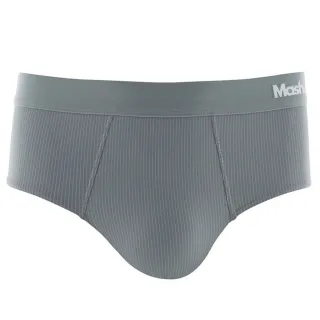 Mash Slip Cueca Microfibra Risca de Giz - CINZA MEDIO