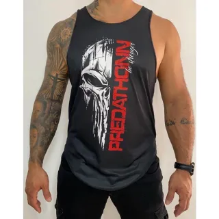 Promoção: Camiseta Regata Cavada 100% Dry Fit Para Treino Academia - Modelo01