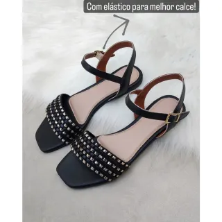 Rasteirinha Feminina Amarração Calcanhar Fechado Número 40 - 2000