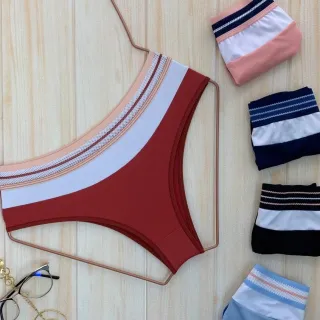 Conjunto de 5 Calcinhas Tanga Confortável Cintura Alta - GG 42/44